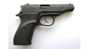 В этом году ассортимент травматического и газового оружия сарапульской фирмы ООО «Курс-С» пополнился компактным самозарядным пистолетом «Смерш-Т» калибра 9 mm P.A., чей дизайн напоминает классический Walther PP
