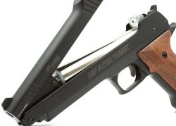 Пистолет SIG Sauer Super Target - вся сила пневматики Пистолет SIG Sauer Super Target: с открытым затвором.