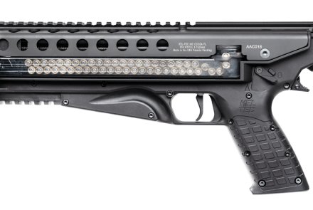 Пятьдесят патронов 5,7x28! Новый пистолет P50 от KelTec KelTec P50 – вид слева.