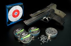 Stoeger AIRGUNS: новый пневматический пистолет XP4 Пневматический пистолет XP4 и пульки X-SPORT компании Stoeger AIRGUNS