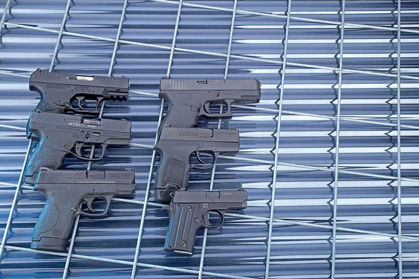 5 субкомпактных пистолетов