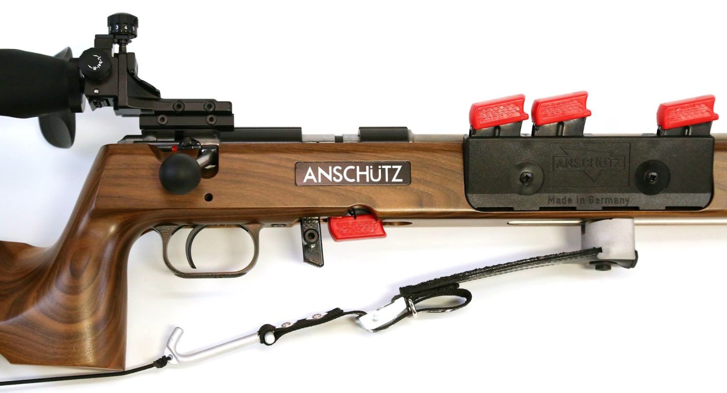 Винтовка для начинающих биатлонистов Anschütz 64 Biathlon Sprint Антабки для ружейного ремня