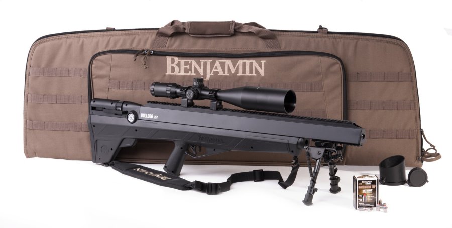 Crosman Benjamin Bulldog .357 - пневматическая винтовка Crosman Corporation предложила Benjamin Bulldog .357 − поразительно мощную пневматическую винтовку PCP