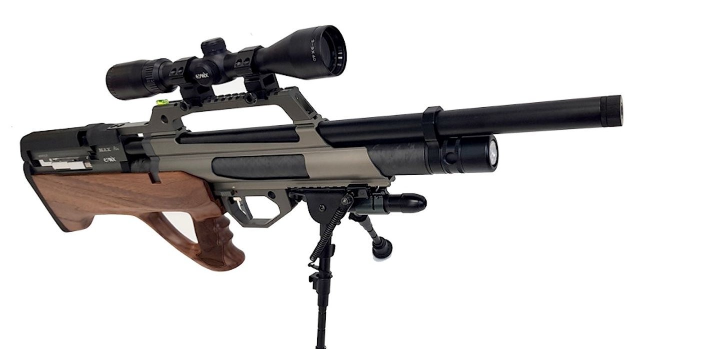 Evanix MAX AIR: пневматический буллпап-полуавтомат Пневматический буллпап-полуавтомат Evanix MAX AIR, общий вид