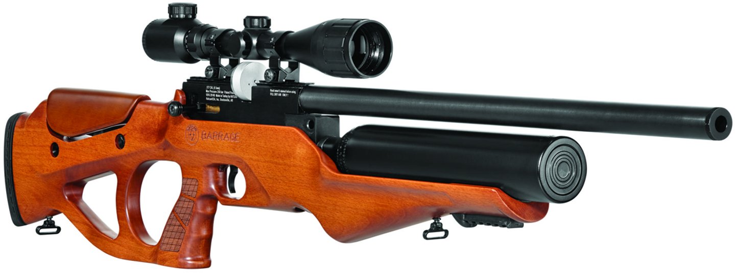 Модель HATSAN Barrage с установленной оптикой 