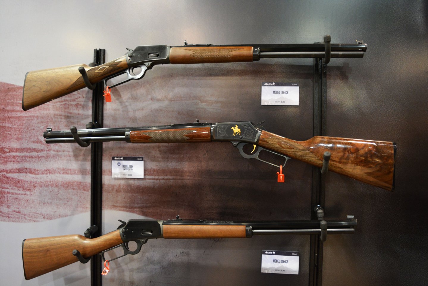 Marlin Firearms Modell 1894: элегантный карабин Карабины Marlin Firearms Modell 1894 на стенде