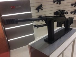 MKEK: крупнокалиберная снайперская винтовка MAM-15 Крупнокалиберная снайперская винтовка MKEK MAM-15 на выставке IDEF-2107