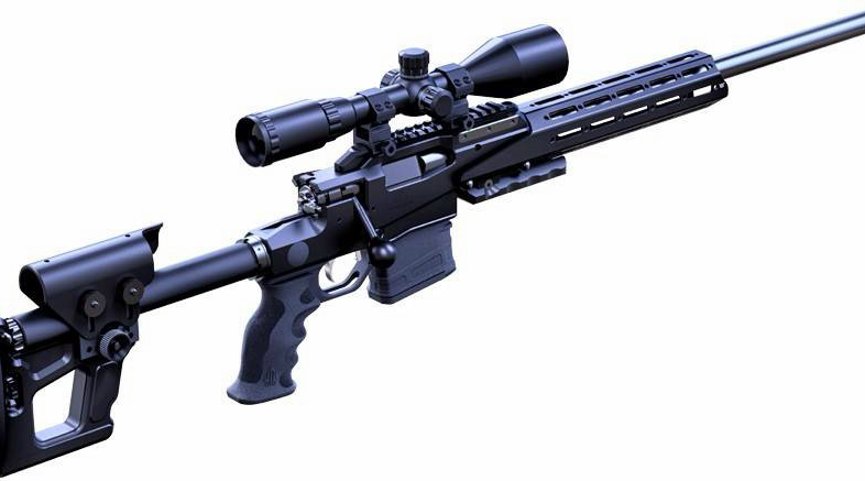 Новая модульная снайперская винтовка SLX от Ritter & Stark, вид сбоку