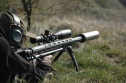 SAI: сверхкомпактная антиснайперская винтовка CSR-50 калибра .50 BMG. Глушитель