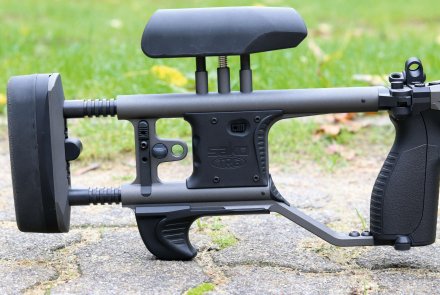 Sako TRG 22 A1: расширенный тест финской высокоточной дальнобойной винтовки калибра 6.5 Creedmoor Регулируемый складной приклад Sako TRG 22 A1