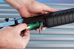 Тест: Fabarm STF12 – новое газовое страйкбольное помповое ружьё Патрон, вставленный в Airsoft Fabarm STF12 от GSG