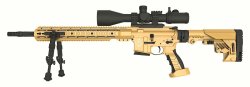 Новинка от Waffen Schumacher: Schmeisser AR15 DMR 24" STS Базовая модель винтовки AR15 DMR в «песчаной» раскраске RAL 8000